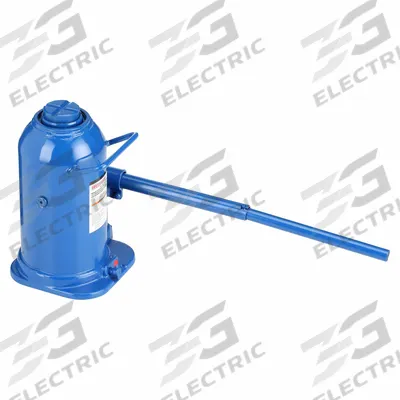 WESTWARD High-Clearance Bottle Jacks: Steel, Manual Handle, Mechanical, 20 ton Load Capacity