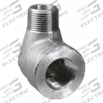 APPROVED VENDOR Metal Pipe Elbow: 2 in x 2 in, Female NPT Threaded x Male NPT Threaded - Threaded High-Pressure Pipe Fittings