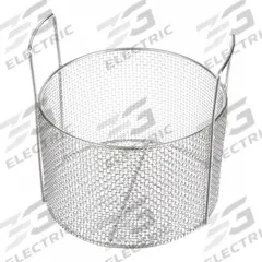 MARLIN STEEL WIRE PRODUCTS Parts Washer Basket: Round, Stainless Steel, Silver, 8 in Basket Ht (MPN 101-31). Key specifications — Handle Included: Handle Included; Mesh Opening Size: #4; Stackable: Stackable; Lid Included: Lid Not Included; Brand: MARLIN STEEL WIRE PRODUCTS.