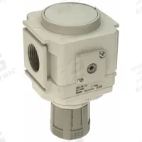 SMC Regulator: Die-Cast Aluminum, 3/4 in NPT, 7.251887 psi to 123.2821 psi, 1 MPa Max Op Pressure (MPN AR40K-N06-Z-D). Key specifications — attr111664: No; attr111400: AR-D; attr111627: SMC.