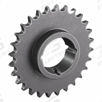 TSUBAKI Sprocket: For 60 Chain, 28 Teeth, 7.11 in Pitch Dia, 7.107 in Outside Dia - Size 60 Bushed-Bore Roller Chain Sprockets