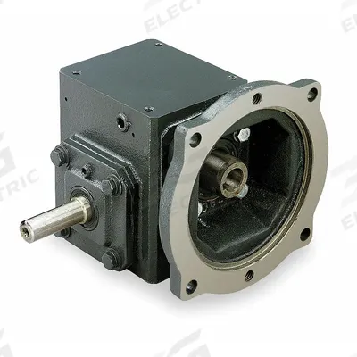 Dayton Speed Reducer: 5:1, 350 RPM, 5 hp Input Max, 834 in-lb Output Max, Keyed - Direct-Drive Right-Angle Speed Reducers