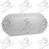 GROTE Snap-In Cover Plate: Mounting Plate, Gray, Polycarbonate, 7 7/8 in Lg, 3 5/8 in Ht, 2 PK (MPN 94390-4). Key specifications — Color: Gray; Brand: GROTE; Material: Polycarbonate; Product Type: Mounting Plate.