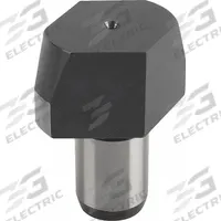 KIPP Stepped Diamond Locating Pin: Flattened, Shouldered, Tool Steel, 6 mm Shank Outside Dia (MPN K0293.410). Key specifications — Brand: KIPP.
