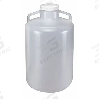 APPROVED VENDOR Carboy: 20 L Capacity - mL, Wide Mouth Size, Autoclavable - Round Carboys