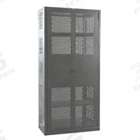 HALLOWELL Storage Cabinet: 48 in x 24 in x 78 in, 4 Adj Shelves, Swing Handle & Padlock Hasp, Frame (MPN HW4VSC8478-4CL). Key specifications — Brand: HALLOWELL; Body Panel Type: Ventilated; Base Type: Frame; Cabinet Color: Dark Gray; Frame Assembled: Assembled.
