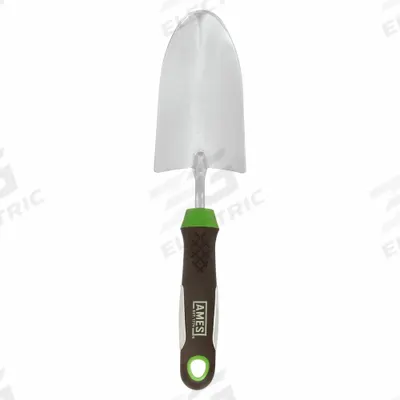 AMES Hand Trowel: 5 3/4 in Blade Lg, 3 in Blade Wd, Stainless Steel Tines - Garden Trowels & Cultivators