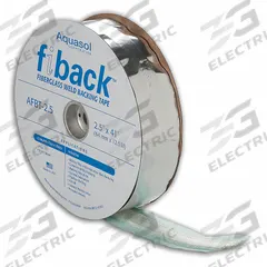 AQUASOL Fiberglass Backing Tape: 2 1/2 in Wd, 41 ft Lg, 600 A Current (Max) (MPN AFBT-2.5). Key specifications — Manufacturer Part Number: AFBT-2.5; Brand: AQUASOL.