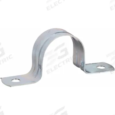 RACO Conduit & Pipe Strap Clamp, Two-Hole: 3/4 in Trade Size, Steel - Surface Mount Clamps for Conduit & Pipe