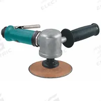 DYNABRADE Air Disc Sander: 4 1/2 in Pad, Threaded Shank, Heavy Duty, 0.55 hp, 33 cfm, Non-Vacuum (MPN 52515). Key specifications — attr1320237: DYNABRADE; attr1320246: Rear.