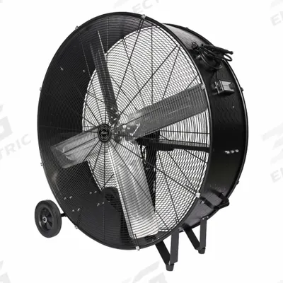 HUNTER Mounted Fan: 42 in Blade Dia, 2 Speeds, 120V AC, 1/4 hp, Belt Drive - Standard Industrial Floor Fans