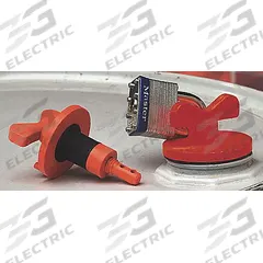 APPROVED VENDOR Drum Locking Plug: Padlockable, Nylon, Nylon, Geolast Gasket and Zytel Wing Nut, 1 (MPN PNL75). Key specifications — Includes: Geolast Gasket and Zytel Wing Nut; Brand: APPROVED VENDOR; Color: Red; Material: Nylon.