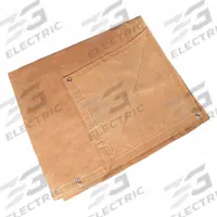 APPROVED VENDOR Tarp: 7.5 ft Lg, 5.5 ft Wd, Heavy Duty, 20 mil, Cotton Canvas, Brown, 10 oz/sq yd (MPN 5WTP9). Key specifications — Color: Brown; Brand: APPROVED VENDOR; Fabric Coating: Wax Coated.