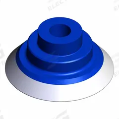 SMC Vacuum Pad: Flat, w/o Adapter, 50 mm Pad Dia, Food Grade Silicone Rubber, Blue, 22 mm Pad Ht, 40 (MPN ZP3P-50PTSF). Key specifications — attr1019136: ZP3P-50PTSF; attr1019138: SMC; attr1019139: 40.