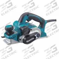 MAKITA Corded Hand Planer: Flat, 120V AC, 7.5 A, 3 1/4 in Blade Wd, 3/16 in Cutting Dp, 16,000 RPM (MPN KP0810). Key specifications — attr216859: 120V AC; attr306455: Carbide; attr216833: MAKITA.