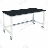 Heavy Duty Table: 24 in Overall Wd, 36 in Overall Ht, 4 ft Overall Lg, Epoxy, 960 lb Load Capacity (MPN GRHD-4824-CFE-2). Key specifications — Brand: INSTOCK; Caster Type: Locking Swivel; Countertop Material: Epoxy.