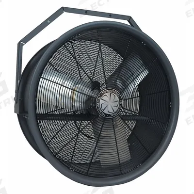 FOSTORIA Mounted Fan: 28 in Blade Dia, 120V AC, 1 hp Motor HP, Ceiling/Wall Mount - High-Velocity Industrial Wall-Mount Fans