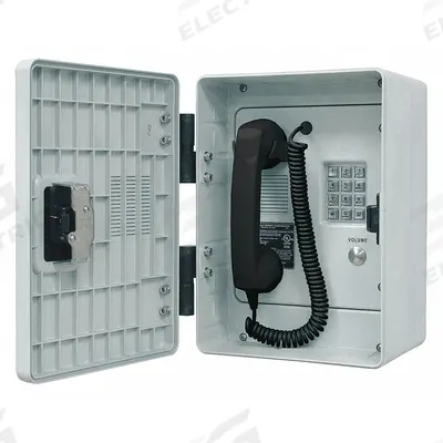 HUBBELL GAI-TRONICS Weather Resistant Telephone: Surface Mount, Rugged Phones for Haz Areas - Rugged Phones for Hazardous Areas