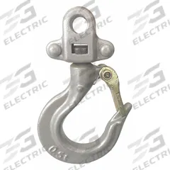 DAYTON Top Hook Assembly: Lever Chain Hoists, 1,100 lb Compatible Load Capacity, Dayton, GGS_57136. Key specifications — Compatible Hoist Type: Lever Chain Hoists; Product Type: Top Hook Assembly; Compatible Series: Dayton; Manufacturer Part Number: GGS_57136; Included Components: Safety Latch.