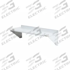 APPROVED VENDOR Wall Shelf: 48 in x 12 in x 12 in, 48 in x 12 in, 100 lb Load Capacity, Satin (MPN 2HGA2). Key specifications — Material: Stainless Steel; Finish: Satin; Includes: Brackets; Brand: APPROVED VENDOR.