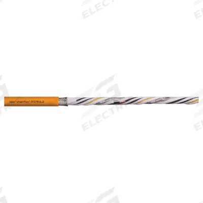 CHAINFLEX Servo Motor Cable: (4) 12 AWG (4.0)/(2) Shielded Twisted Pr 16 AWG (1.5) - Servo VFD Power Cables