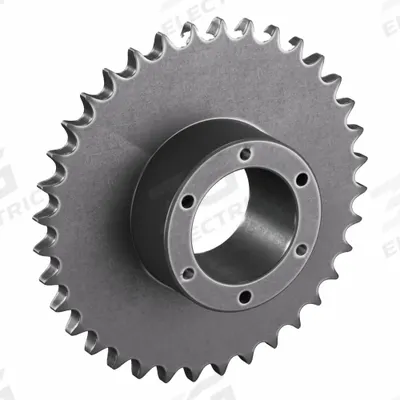 TRITAN Sprocket: For 60 Chain, 36 Teeth, 8.605 in Pitch Dia, 9.02 in Outside Dia - Size 60 Bushed-Bore Roller Chain Sprockets