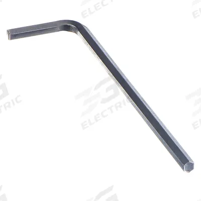 EKLIND Hex Key: 0 Ball Ends, 5 mm Tip Size, Metric, Long, Alloy Steel, Chrome - L-Shaped Hex Keys