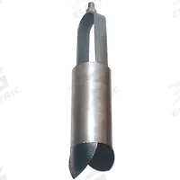 AMS Soil Auger Head: Stainless Steel Bail/Stainless Steel Cylinder, 5/8 in Connection Size, Threaded (MPN 417.07). Key specifications — Connection Type: Threaded; Brand: AMS; Product Type: Soil; Material: Stainless Steel Bail.