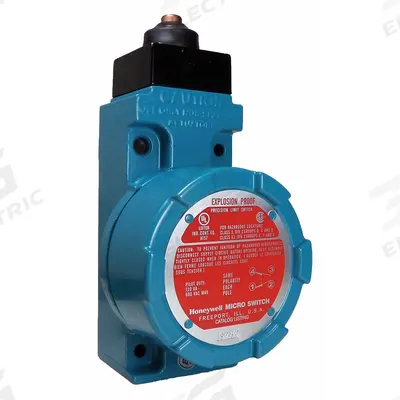 Honeywell Hazardous Location Limit Switch: Plunger Actuator, Metallic, Plunger - Top-Mount Plunger Limit Switches
