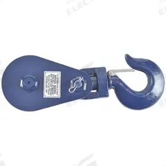 B/A PRODUCTS CO. Pulley Block: Swivel, Lifting, 16,000 lb Working Load Limit, Wire Rope, Swivel Hook (MPN 6I-8T6). Key specifications — attr994542: Snatch Pulley Block; attr994528: B/A PRODUCTS CO.; attr994530: Wire Rope; attr994543: Swivel; attr994552: Swivel Hook; attr994538: Lifting; attr994527: Sleeve; attr994534: Painted.