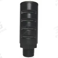 SPEEDAIRE Silencer Muffler: 1/2 in NPT, 1 1/8 in Hex Size, Nylon, Mesh SST, 150 psi Max Op Pressure (MPN 1EJW3). Key specifications — attr124412: SPEEDAIRE; attr124422: Mesh SST; attr124426: Nylon.
