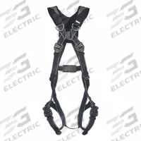 MSA Fall Protection Harness: Arc Flash, 400 lb Wt Capacity, Vest Harness, Quick-Connect, Unisex, M/L (MPN 10252168). Key specifications — attr655461: 10252168; attr655464: MSA; attr655466: Heat-Resistant; attr655505: Back; attr655506: General Use; attr655507: Black; attr655508: Nylon Over-Molded Steel; attr655510: Yes.