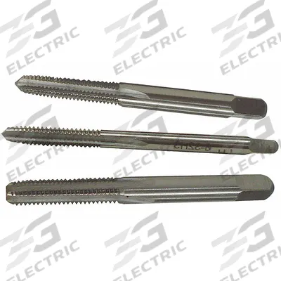 APPROVED VENDOR Tap Kit: M12x1.75 Metric, D6 / 2B, 4 Flute - Three-Piece Hand Tap Sets