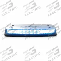 CODE 3 LED Minibar: Mini Light Bar, Blue, Clear, SAE J845 Class 1, LED, Permanent, 12-24V, IP69K (MPN C5517CB). Key specifications — Brand: CODE 3; Lens Color: Clear; Number of Flash Patterns: 37; Installation Type: Permanent; Operating Voltage: 12-24V.