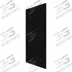 HADRIAN Partition Door: Solid Plastic HDPE, Plastic, Black, 55 in Ht, 22 in Wd, 1 in Thick (MPN X10022-211). Key specifications — Door Swing: Right Hand In/Left Hand Out; Brand: HADRIAN; Color: Black; Finish/Texture: Plastic.