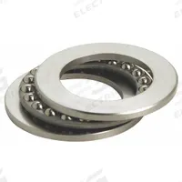 TRITAN Ball Thrust Bearing: EW7/8, 7/8 in Bore Dia, 1 1/2 in Outside Dia, 0.375 in Overall Wd, Flat. Key specifications — Thrust Bearing Type: Separable Ball Thrust Bearing; Ball Material Grade: AISI 52100; System of Measurement: Inch; Bearing Industry Number: EW7/8; Maximum Speed: 2,720 RPM Grease; Brand: TRITAN; Bearing Series: EW Series.