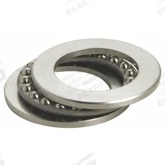 TRITAN Ball Thrust Bearing: EW7/8, 7/8 in Bore Dia, 1 1/2 in Outside Dia, 0.375 in Overall Wd, Flat. Key specifications — Thrust Bearing Type: Separable Ball Thrust Bearing; Ball Material Grade: AISI 52100; System of Measurement: Inch; Bearing Industry Number: EW7/8; Maximum Speed: 2,720 RPM Grease; Brand: TRITAN; Bearing Series: EW Series.
