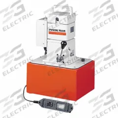 POWER TEAM Electric Hydraulic Pump Units: 10,000 psi Max. Op Pressure, 230 cu in/min Max. Flow Rate (MPN PE183-2). Key specifications — attr941810: PE183-2; attr941817: 3-Way; attr941814: Retract.