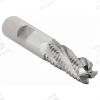 CLEVELAND Roughing End Mill: Cobalt, TiCN Coated, 4 Flute, Coarse Pitch, 1/2" Mill Dia, 2" LOC (MPN C31299)
