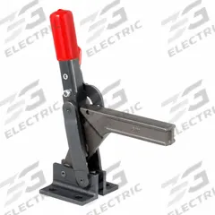 DE-STA-CO Vertical Hold-Down Clamp: Locking Vertical Handle, Flange Base Mounting, 4.83 in Arm Lg (MPN 5110-R). Key specifications — attr668198: DE-STA-CO.