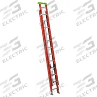 LOUISVILLE LADDER Extension Ladder: 24 ft Ladder Size, Fiberglass, 300 lb Load Capacity, 51 lb Wt (MPN L-3022-24PT). Key specifications — Color: Orange; Brand: LOUISVILLE LADDER; Included Features: Rope and Pulley; Removable Fly: Fixed.