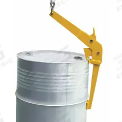 DAYTON Drum Lifter: For 30 gal/55 gal Drum Capacity, Metal, 1,100 lb Wt Capacity, Body/Rim, Vertical (MPN 30YP26). Key specifications — Color: Yellow; For Drum Material: Metal; Grip Location: Body; Material: Steel; Brand: DAYTON.
