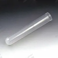 GLOBE SCIENTIFIC Test Tube: Test Tube, Polypropylene, 15 mL Capacity - mL, 0.47 oz Capacity - oz (MPN 110186). Key specifications — Brand: GLOBE SCIENTIFIC; Graduated: No; Includes Closure: Yes; Body Color: White; Bottom Shape: Round; Body Material: Polypropylene.