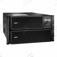 APC BY SCHNEIDER ELECTRIC UPS System: Single Phase, 8 kVA Power Rating, 208 V Input, 208 V Output (MPN SRT8KRMXLT). Key specifications — attr1044766: Single; attr1044781: Online Double Conversion; attr232986: APC BY SCHNEIDER ELECTRIC.