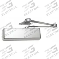 LCN Door Closer: Parallel Mounting Type, Grade 1 - Heavy Duty, Aluminum, 12 1/4 in Lg, 2 1/4 in Wd (MPN 4111-EDA LH AL DEL). Key specifications — Manufacturer Part Number: 4111-EDA LH AL DEL; Brand: LCN; Closer Series: 4110; Closer Type: Non-Hold Open; Location Use: Interior/Exterior; Spring Type: Adjustable; Product Type: Door Closer; Spring Size: 5.