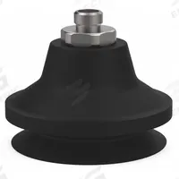 DE-STA-CO Vacuum Pad Assembly: G1/8 in, 50.04 mm Pad Dia, NBR, Black, 14.48 mm Pad Ht, 50A (MPN VC-B50N-18M). Key specifications — attr1019194: VC-B50N-18M; attr1019196: DE-STA-CO; attr1019197: 50A.