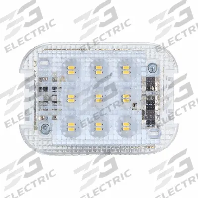 MAXXIMA Vehicle Dome and Courtesy Light: Dome Light, LED, White, Rectangular - Compact Courtesy Lights