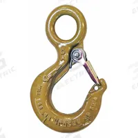 CROSBY Sling Hook: 14,000 lb Working Load Limit, 100 Hook Grade, Alloy Steel, 7 3/8 in Usable Lg (MPN 1022435). Key specifications — Color: Gold; Brand: CROSBY; Visual Indicator Markings: Deformation & Max Angle.