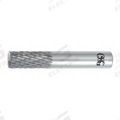 OSG Solid Router Bit: Diamond Cut, End Mill, 1/2" Cut Dia, 1" LOC (MPN 415-5000) - Diamond-Pattern Router Bits for Steel & Hardened Steel