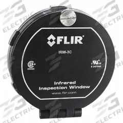 FLIR 3" Round Infrared Window: Viewing Panes, 2,474°F Optic Max Temp, -40°F Min Op Temp °F, Aluminum (MPN IRW-3C). Key specifications — Brand: FLIR.